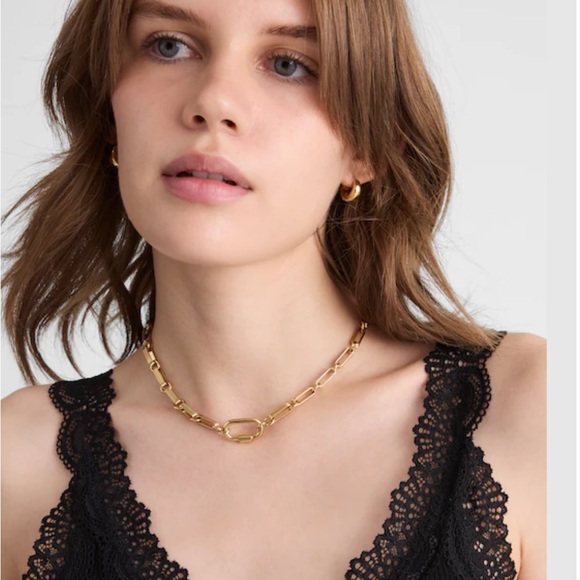 Madewell Gold Link Necklace - Picture 3 of 5